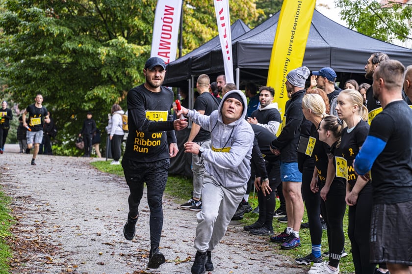 Yellow Ribbon Run 2025 - pierwszy w Polsce bieg spod znaku "ż&oacute;łtej wstążki" odbył się we Wrocławiu 30 września
