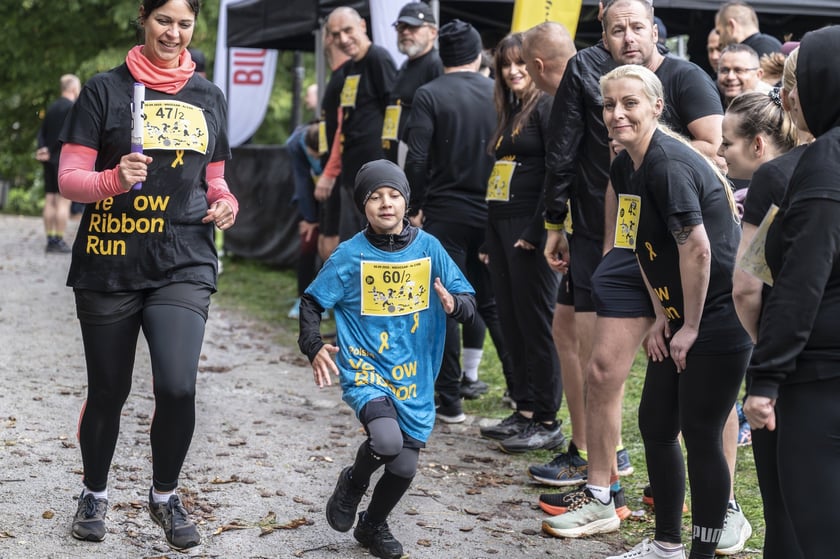 Yellow Ribbon Run 2025 - pierwszy w Polsce bieg spod znaku "ż&oacute;łtej wstążki" odbył się we Wrocławiu 30 września