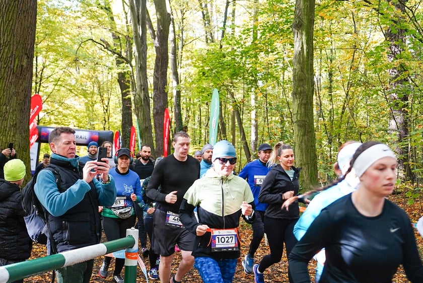 Bieg z cyklu City Trail w Lesie Osobowickim we Wrocławiu