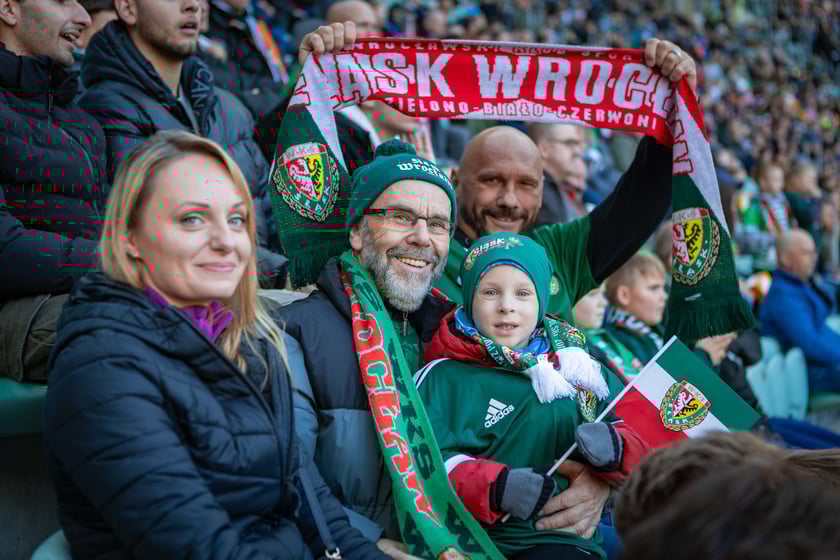Śląsk Wrocław - Stal Mielec. Zdjęcia kibiców (19.10.2025)