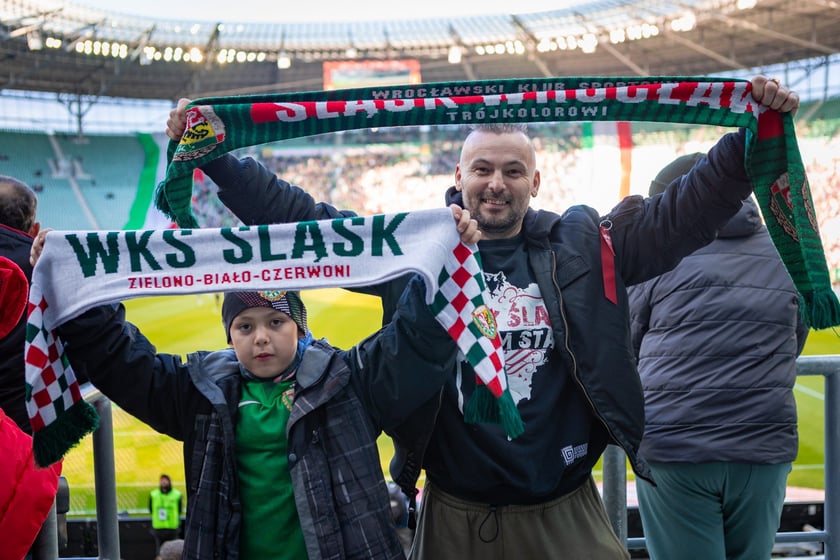 Śląsk Wrocław - Stal Mielec. Zdjęcia kibiców (19.10.2025)