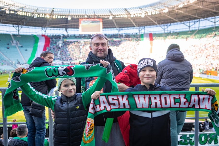 Śląsk Wrocław - Stal Mielec. Zdjęcia kibiców (19.10.2025)