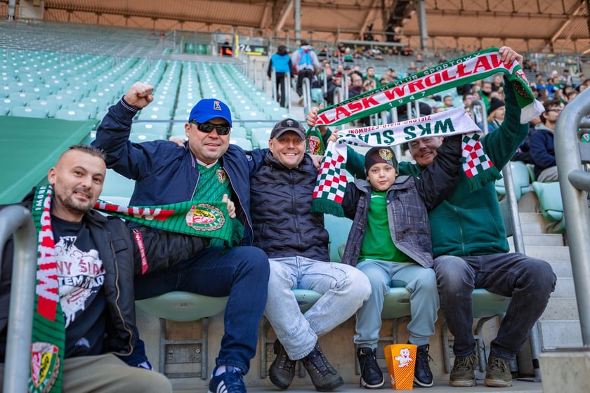 Śląsk Wrocław - Stal Mielec. Zdjęcia kibiców (19.10.2025)