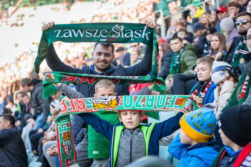 Śląsk Wrocław - Stal Mielec. Zdjęcia kibiców (19.10.2025)