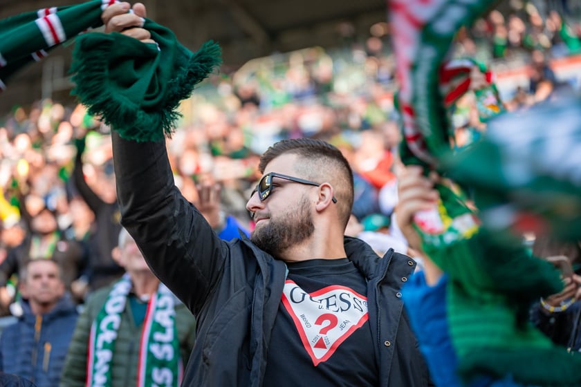 Śląsk Wrocław - Stal Mielec. Zdjęcia kibiców (19.10.2025)