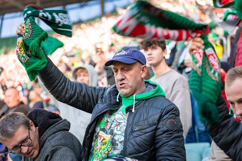 Śląsk Wrocław - Stal Mielec. Zdjęcia kibiców (19.10.2025)