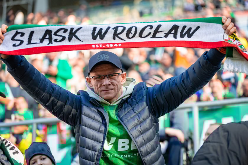 Śląsk Wrocław - Stal Mielec. Zdjęcia kibiców (19.10.2025)