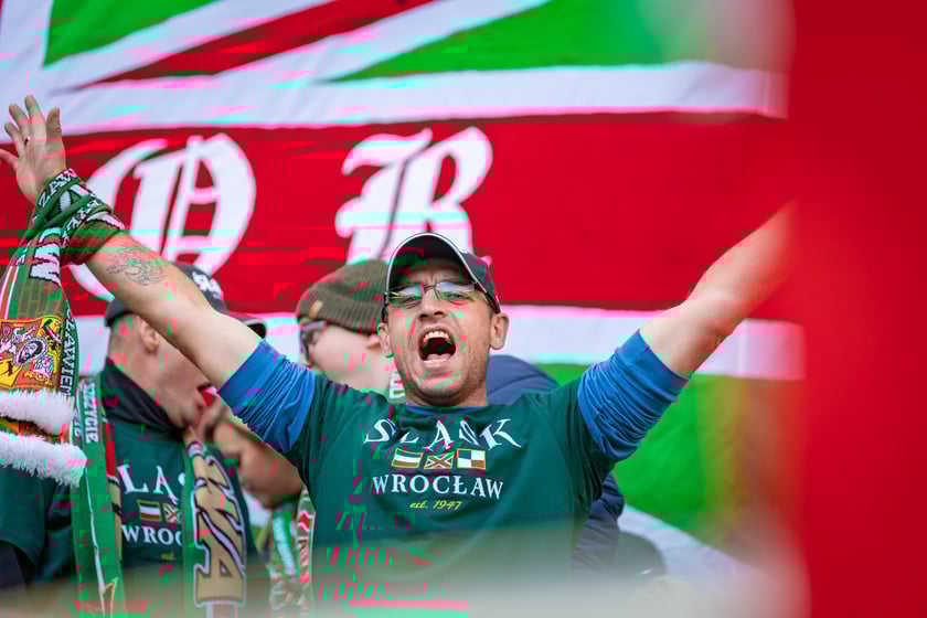 Śląsk Wrocław - Stal Mielec. Zdjęcia kibiców (19.10.2025)