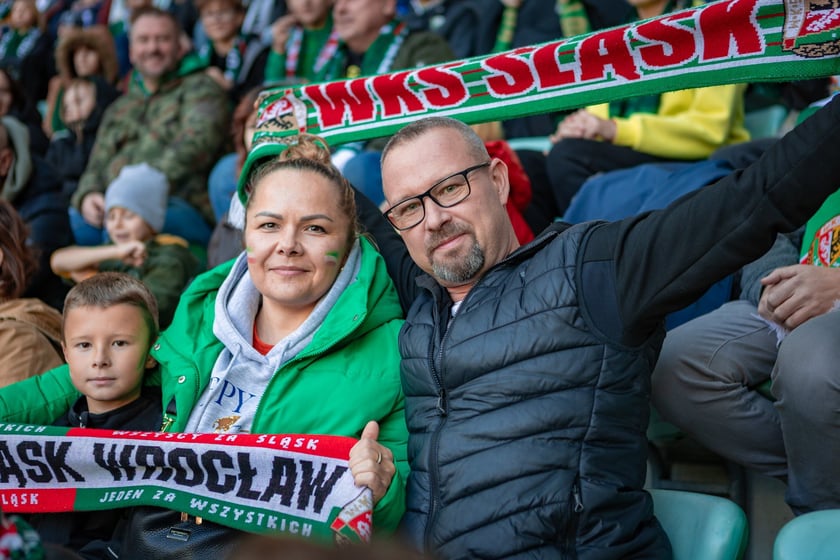 Śląsk Wrocław - Stal Mielec. Zdjęcia kibiców (19.10.2025)
