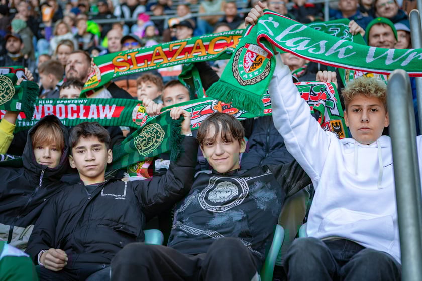 Śląsk Wrocław - Stal Mielec. Zdjęcia kibiców (19.10.2025)