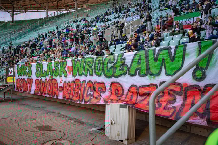 Śląsk Wrocław - Stal Mielec. Zdjęcia kibiców (19.10.2025)