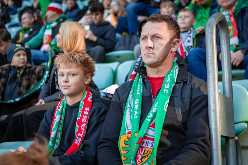 Śląsk Wrocław - Stal Mielec. Zdjęcia kibiców (19.10.2025)