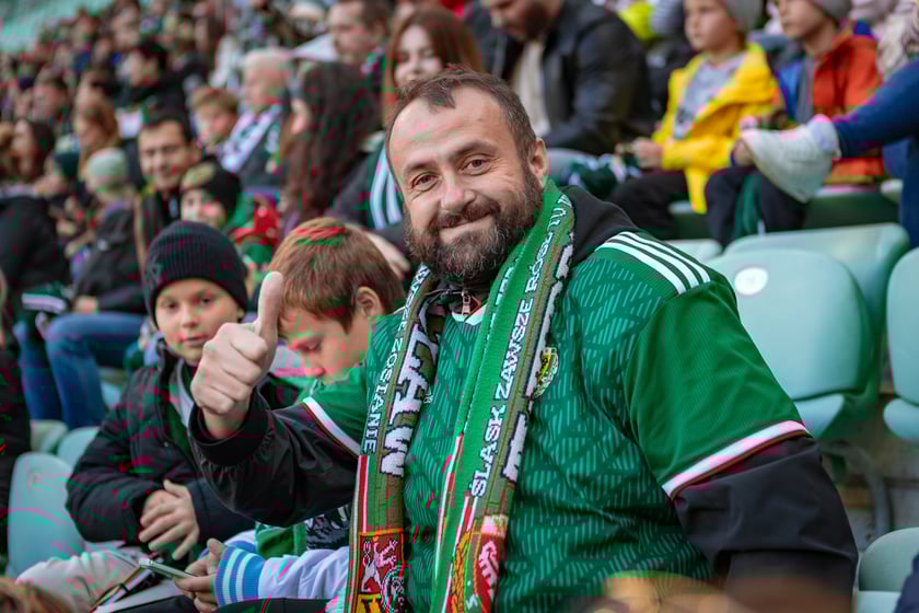 Śląsk Wrocław - Stal Mielec. Zdjęcia kibiców (19.10.2025)