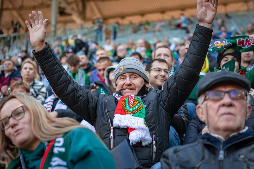 Śląsk Wrocław - Stal Mielec. Zdjęcia kibiców (19.10.2025)