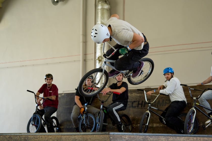 Zawodnicy z Polski i Europy podczas eliminacji BMX Freestyle Contest 2025