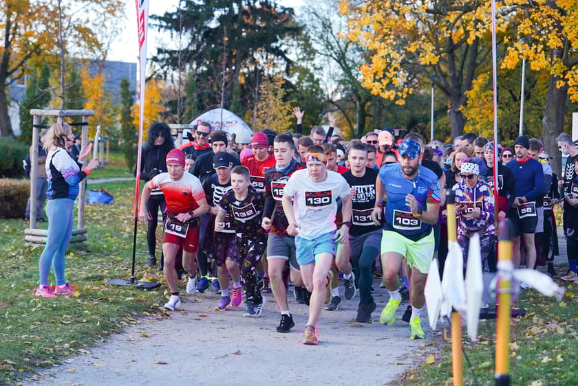 Halloweenowy bieg Radia Wrocław. Park Skowroni, 26.10.2025