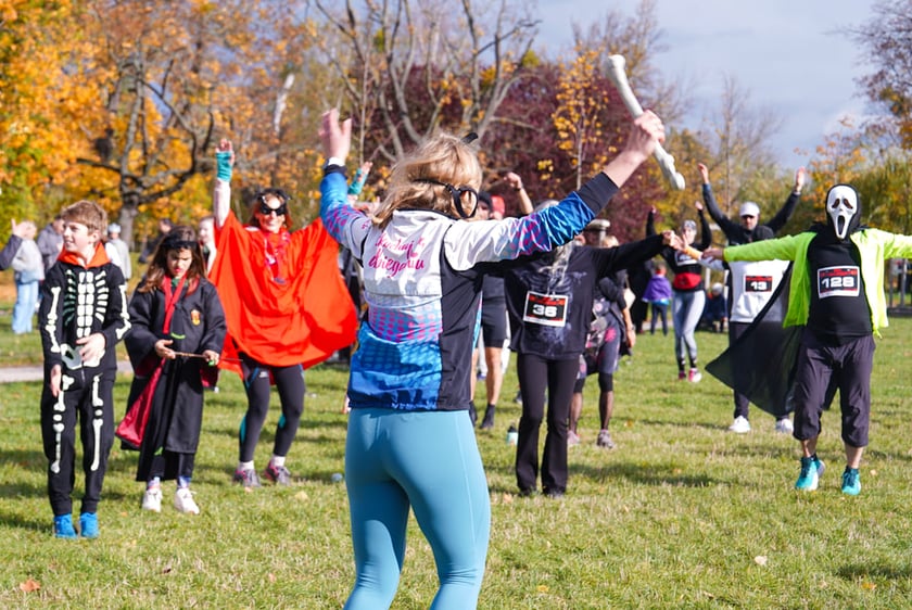 Halloweenowy bieg Radia Wrocław. Park Skowroni, 26.10.2025