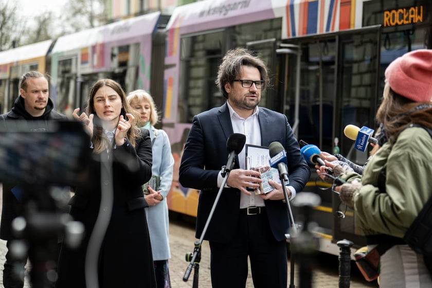 Konferencja na temat akcji Wrocław czyta, 13 kwietnia 2026