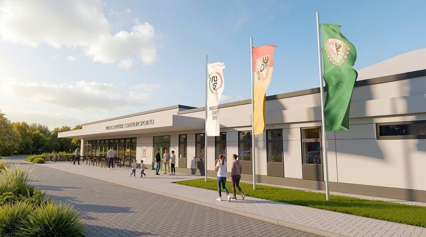 Wrocławskie Centrum Sportu na Nowych Żernikach (wizualizacja)