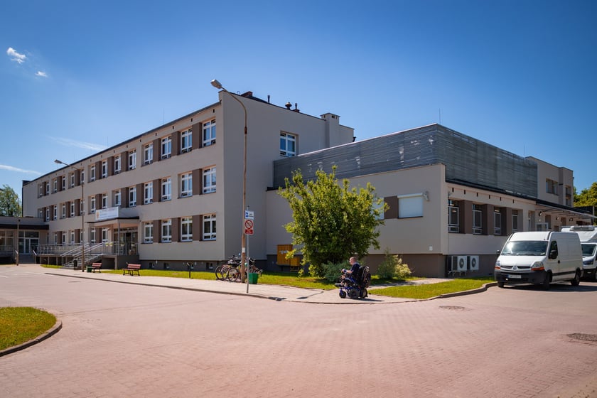 Dom Pomocy Społecznej przy ul. Karmelkowej po remoncie.