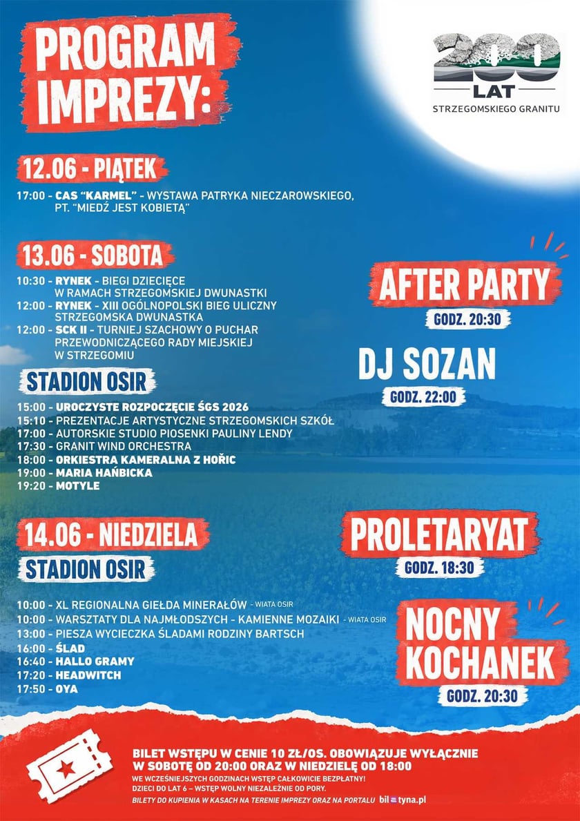Program wydarzenia