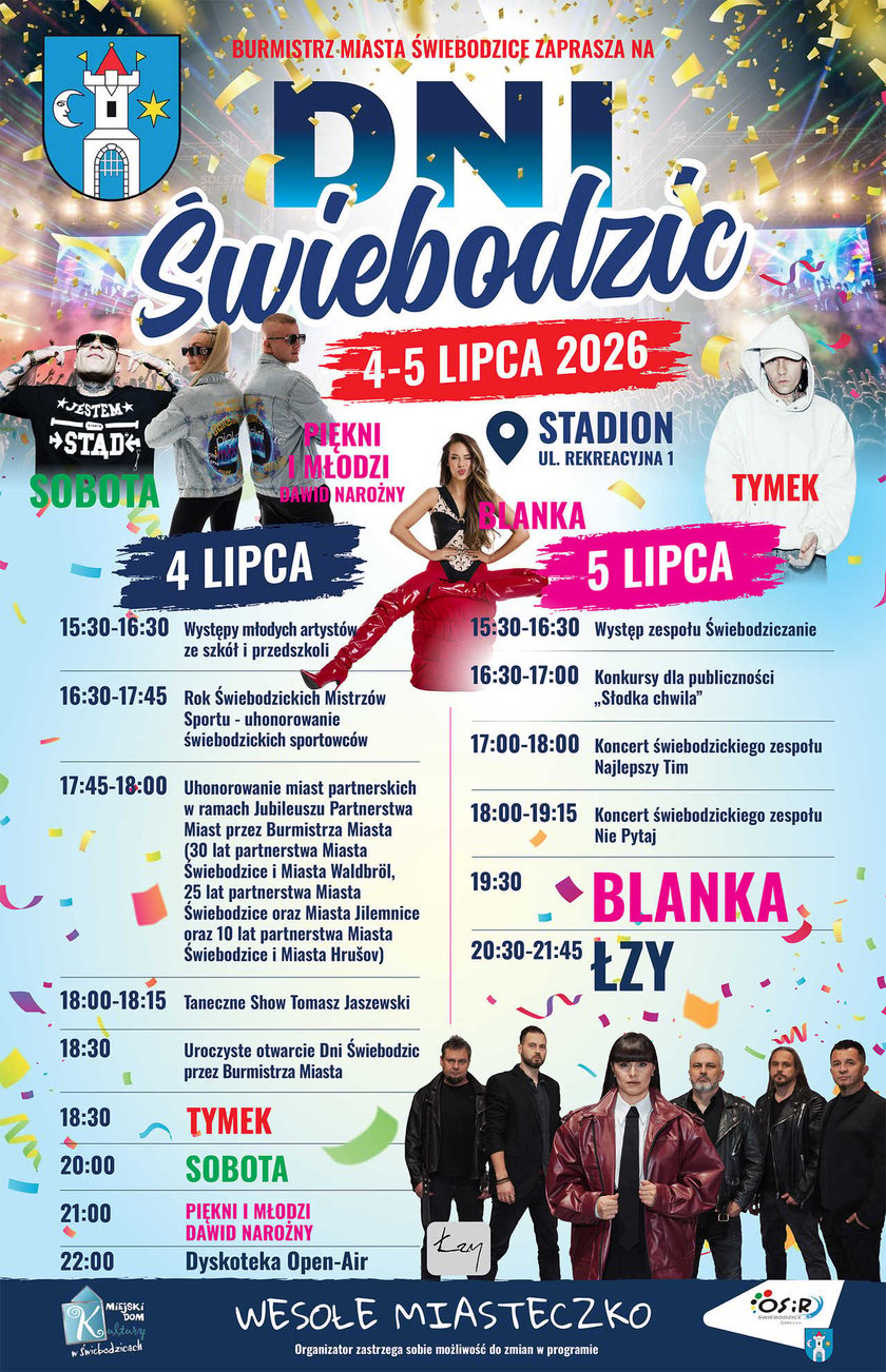 Program wydarzenia
