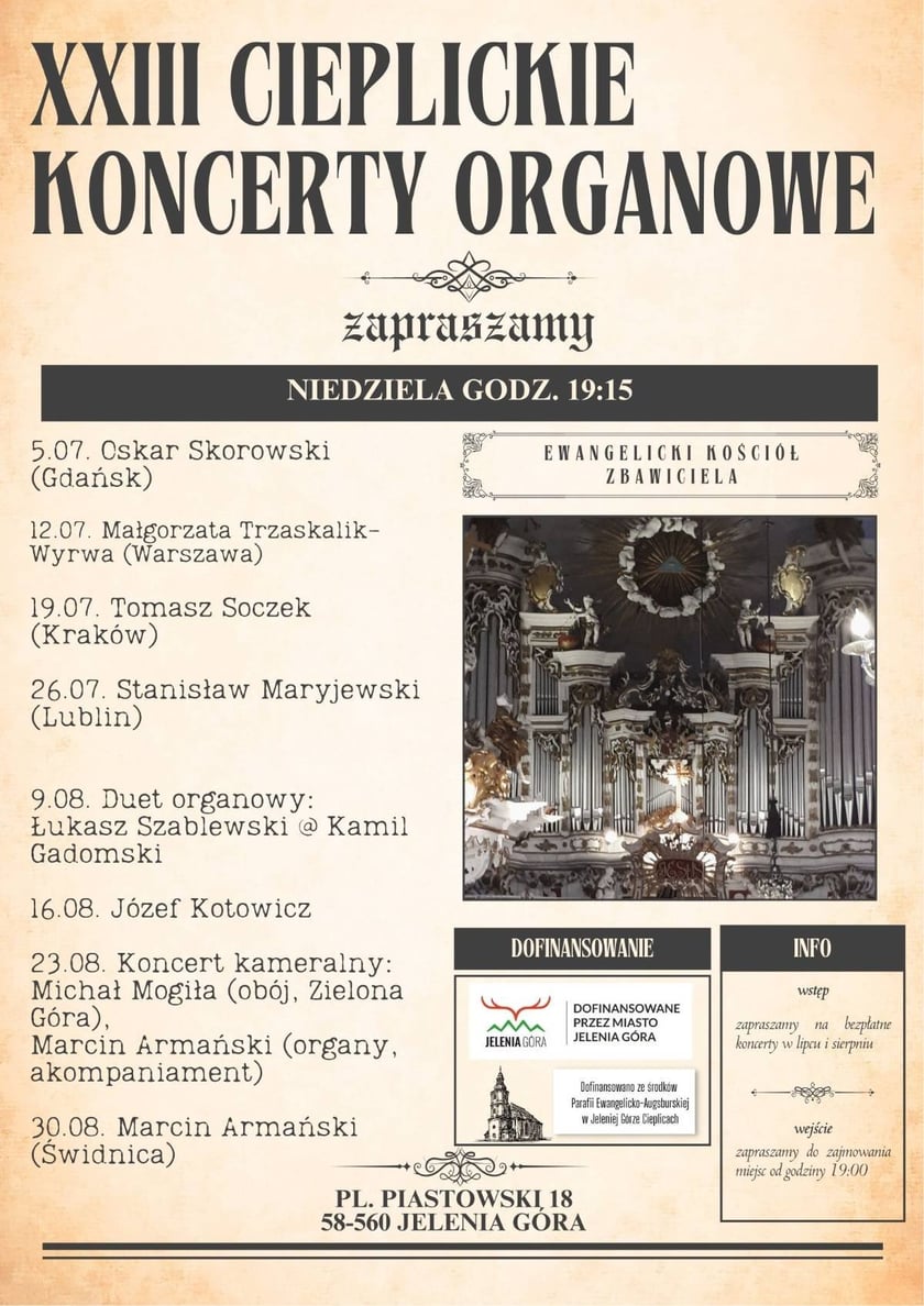 Program wydarzenia