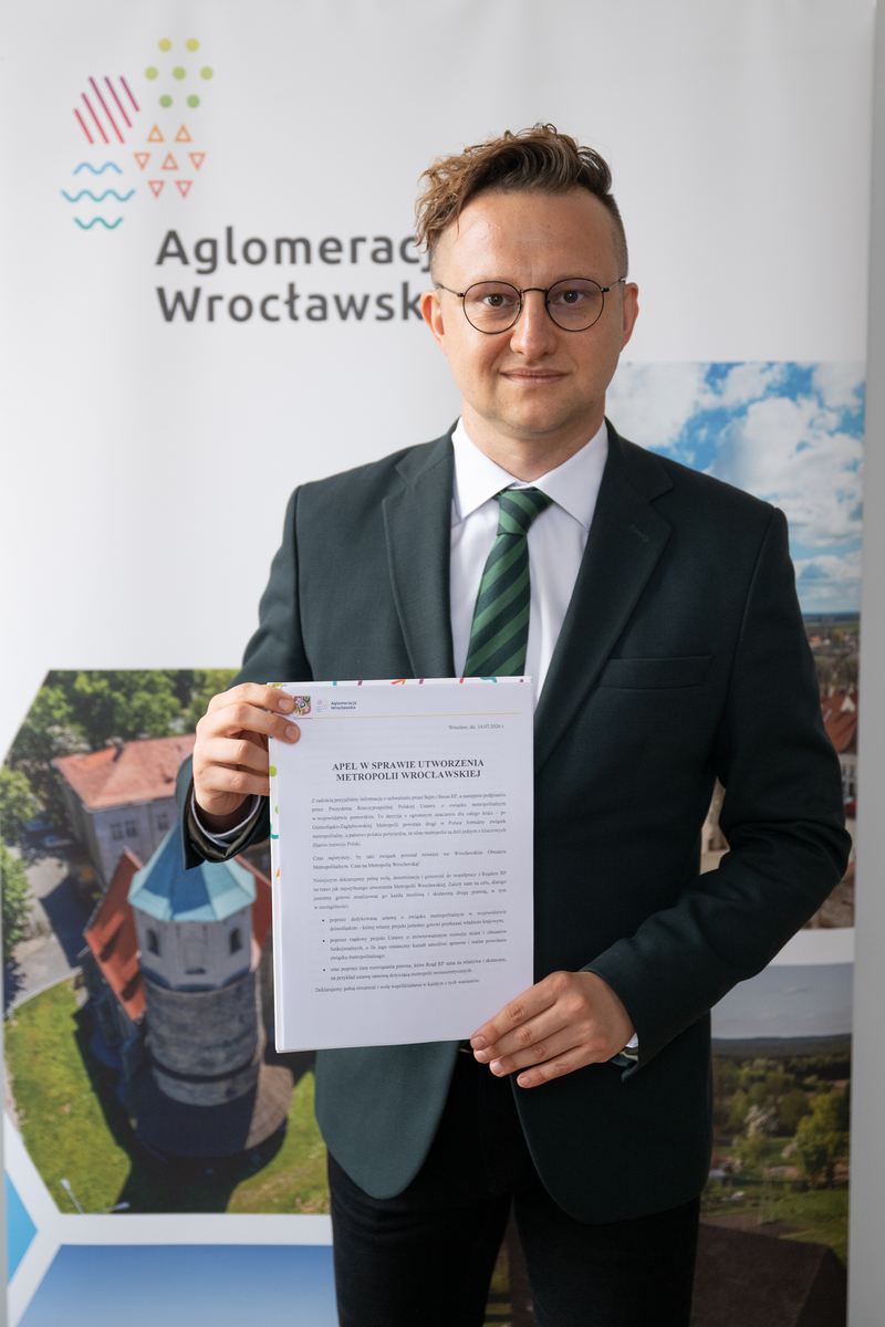 Tomasz Wiśliński, prezes Stowarzyszenia Aglomeracji Wrocławskiej