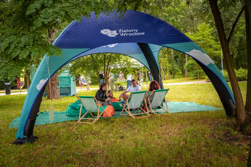 Piknik "Wakacje z Wroclaw.pl" pod wzgórzem Gajowym