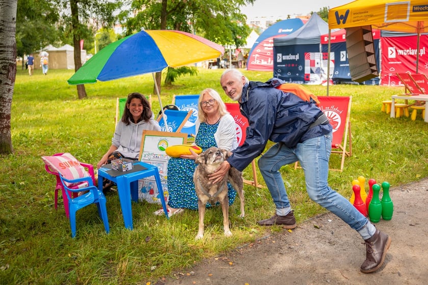 Piknik "Wakacje z Wroclaw.pl" pod wzgórzem Gajowym
