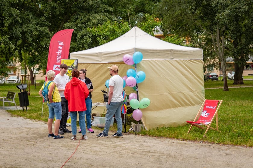 Piknik "Wakacje z Wroclaw.pl" pod wzgórzem Gajowym