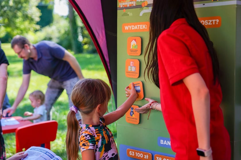 Piknik w parku parku im. Lesława Węgrzynowskiego