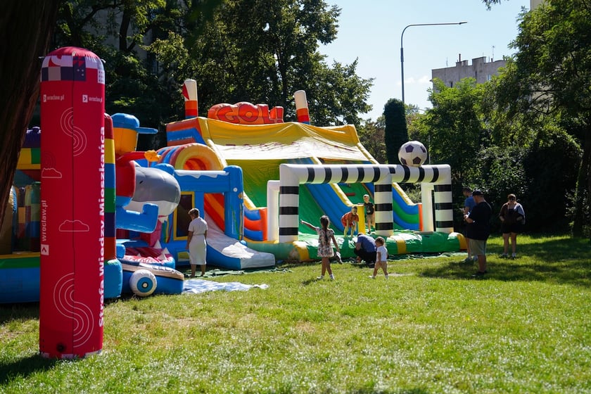 Piknik w parku parku im. Lesława Węgrzynowskiego