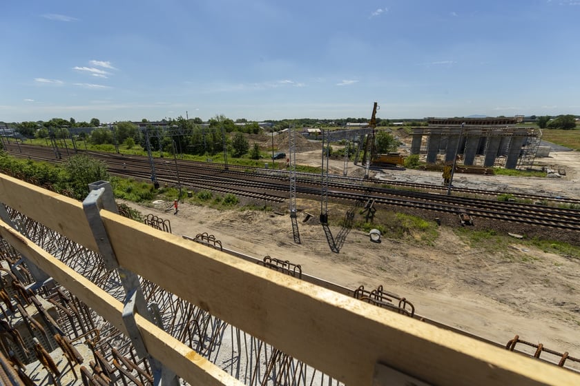 wiadukt kolejowy obwodnica Leśnicy