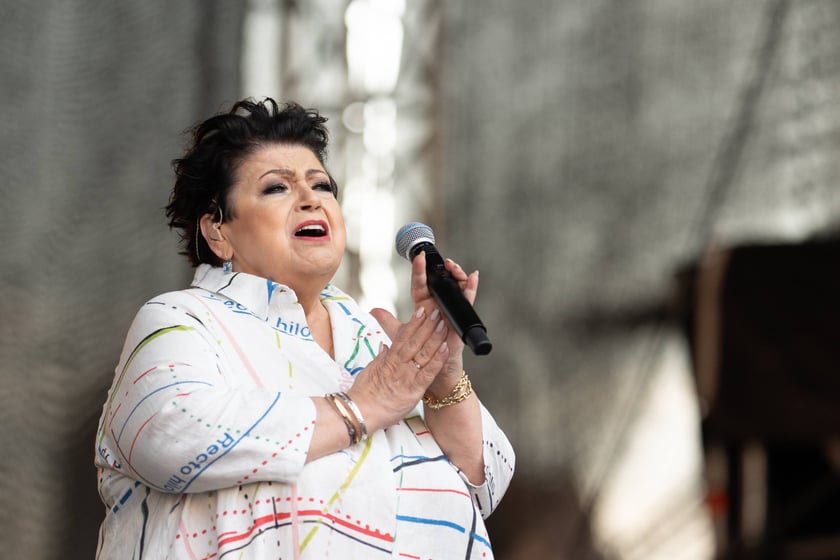 Koncert ?Hej szable w dłoń!? poświęcony Andrzejowi Waligórskiemu na Rynku we Wrocławiu, 26.06.2022 r.