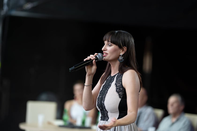 Koncert ?Hej szable w dłoń!? poświęcony Andrzejowi Waligórskiemu na Rynku we Wrocławiu, 26.06.2022 r.