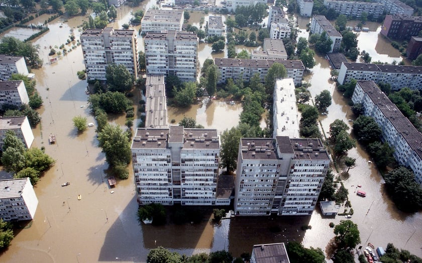 osiedle Szczepin, Wrocław, powódź 1997