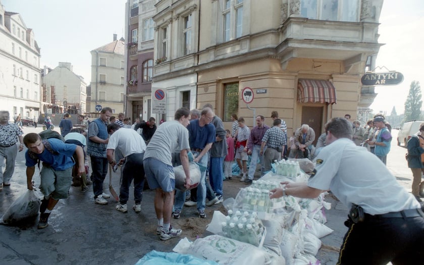 ulica Grodzka we Wrocławiu, powódź 1997