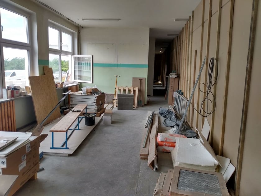 Prace związane z sanitariami zakończą się w I poł. września br. roku