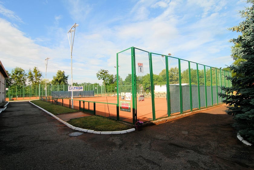 Hotel, który będzie można kupić wraz z zabudowaniami i infrastrukturą sportową, leży w Leśnicy