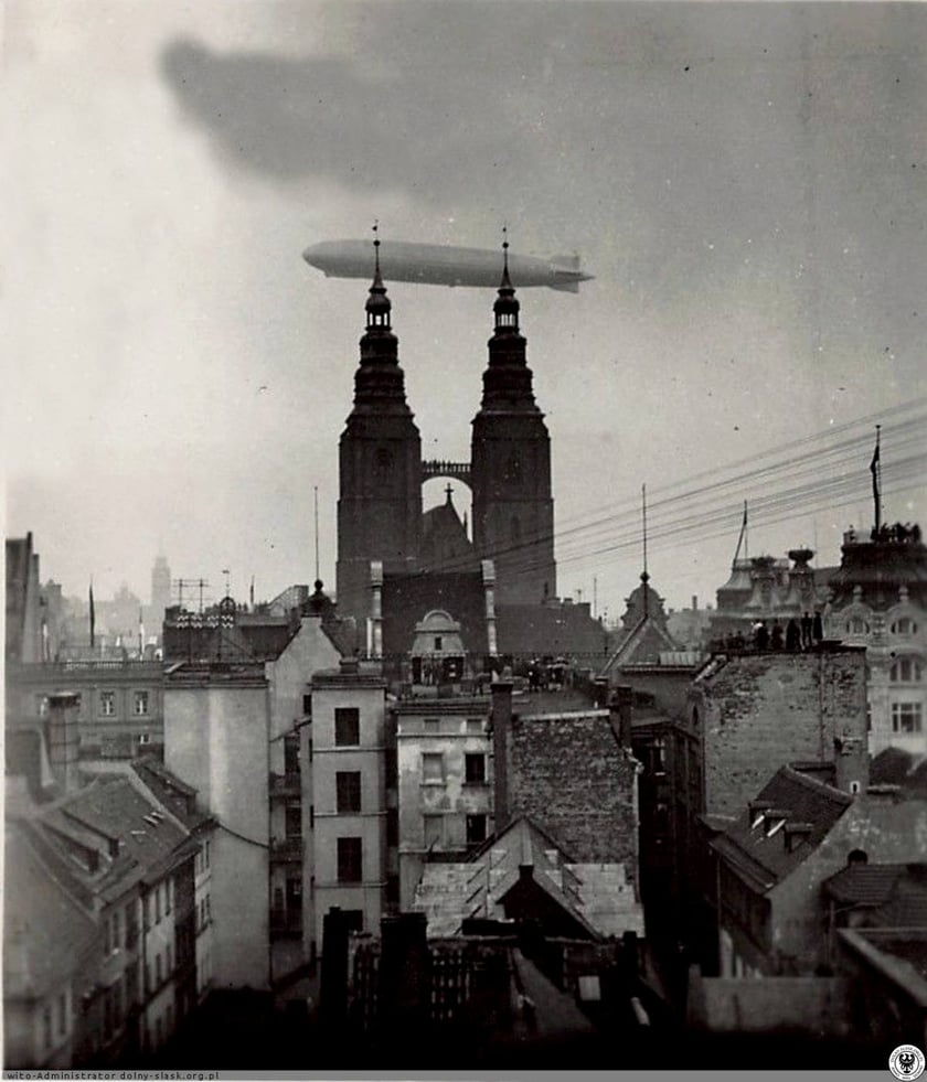 sterowiec nad Breslau