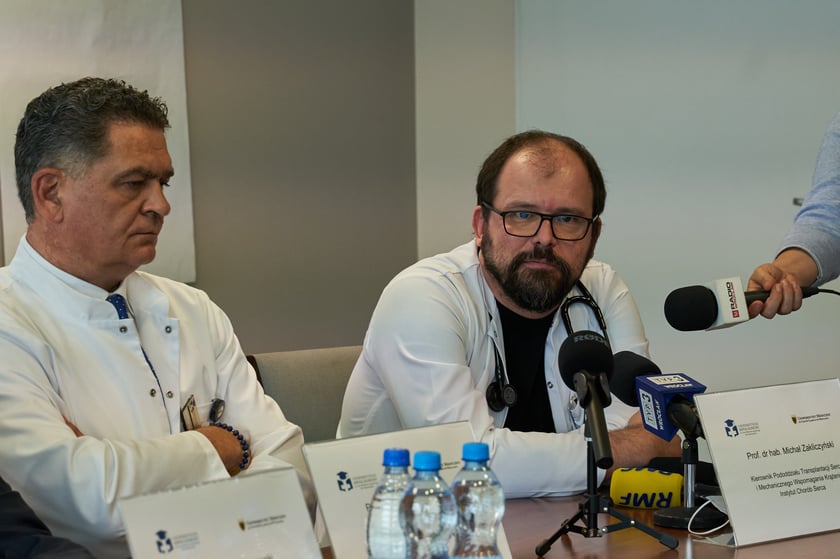 Konferencja z okazji pionierskiego zabiegu w USK we Wrocławiu