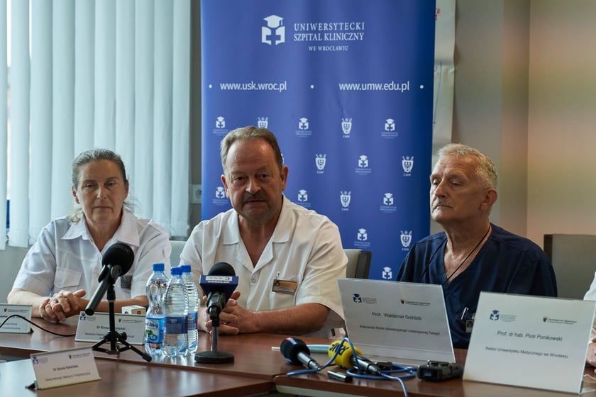 Konferencja z okazji pionierskiego zabiegu w USK we Wrocławiu