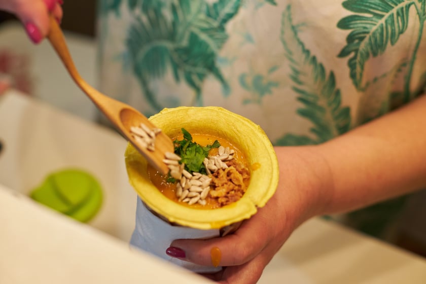 Soup Culture to miejsce stworzone z myślą o środowisku. Dostaniesz tu zupę w kubku, który potem możesz zjeść!