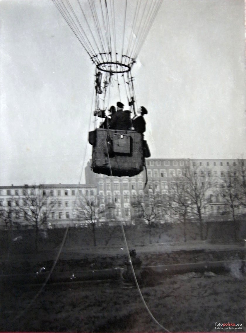 Lądowisko dla balonów w przedwojennym Wrocławiu