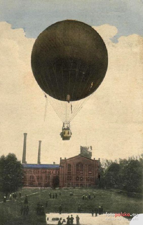Lądowisko dla balonów w przedwojennym Wrocławiu