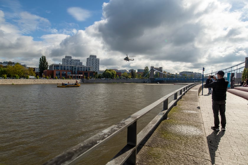 Ćwiczenia straży pożarnej we Wrocławiu ODRA 2022