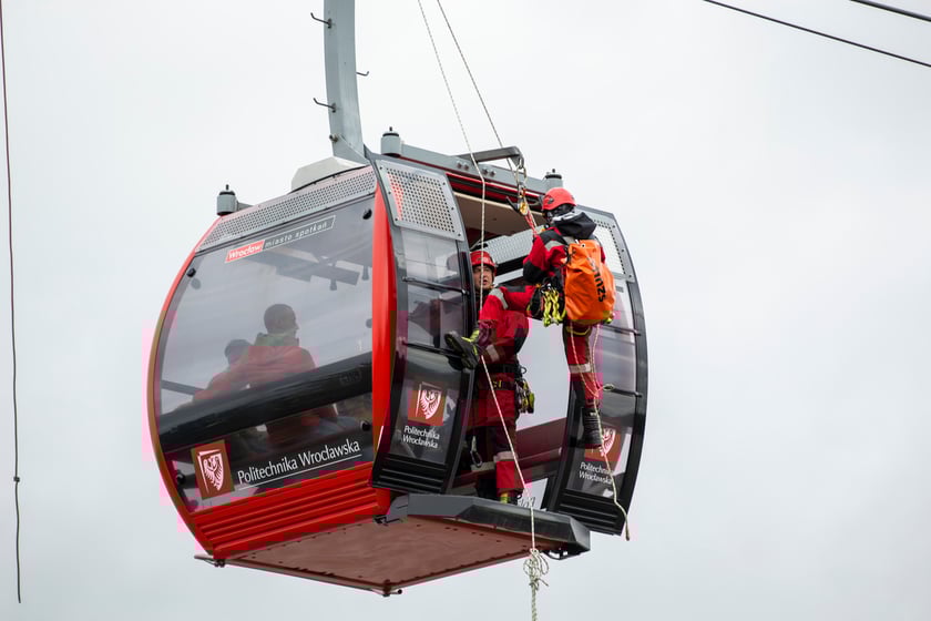 Ćwiczenia straży pożarnej we Wrocławiu ODRA 2022