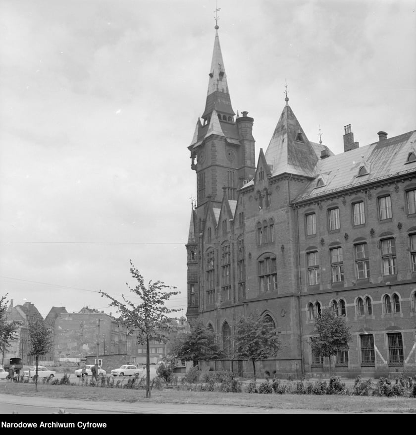 Wrocław w latach 60. XX w. Biblioteka Uniwersytecka