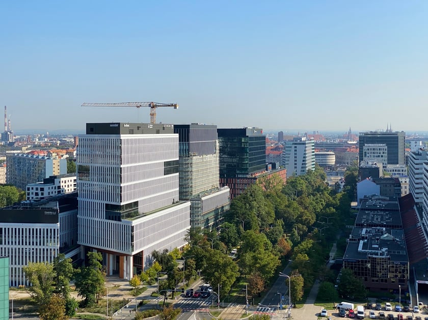 jeden budynek Centrum Południe